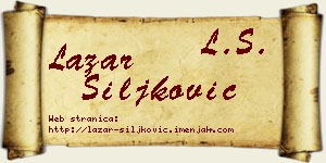 Lazar Šiljković vizit kartica